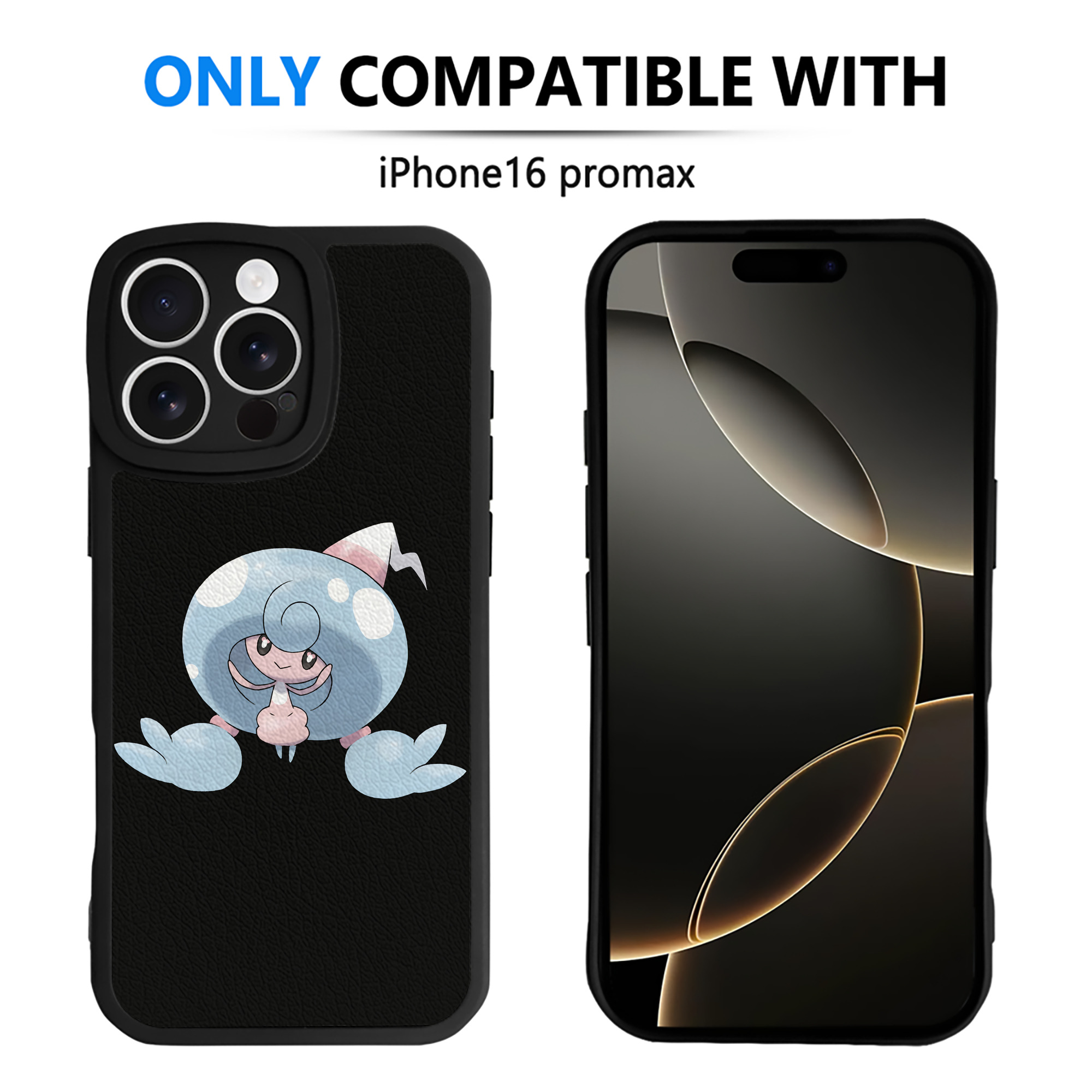 （画像用） ポケットモンスター Pokémon 【iPhone 16シリーズ対応】シリコンスマホケース（レザー調） 材質：シリコン